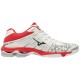 Mizuno Scarpe Pallavolo Uomo - Wave Voltage - Bianco/Rosso